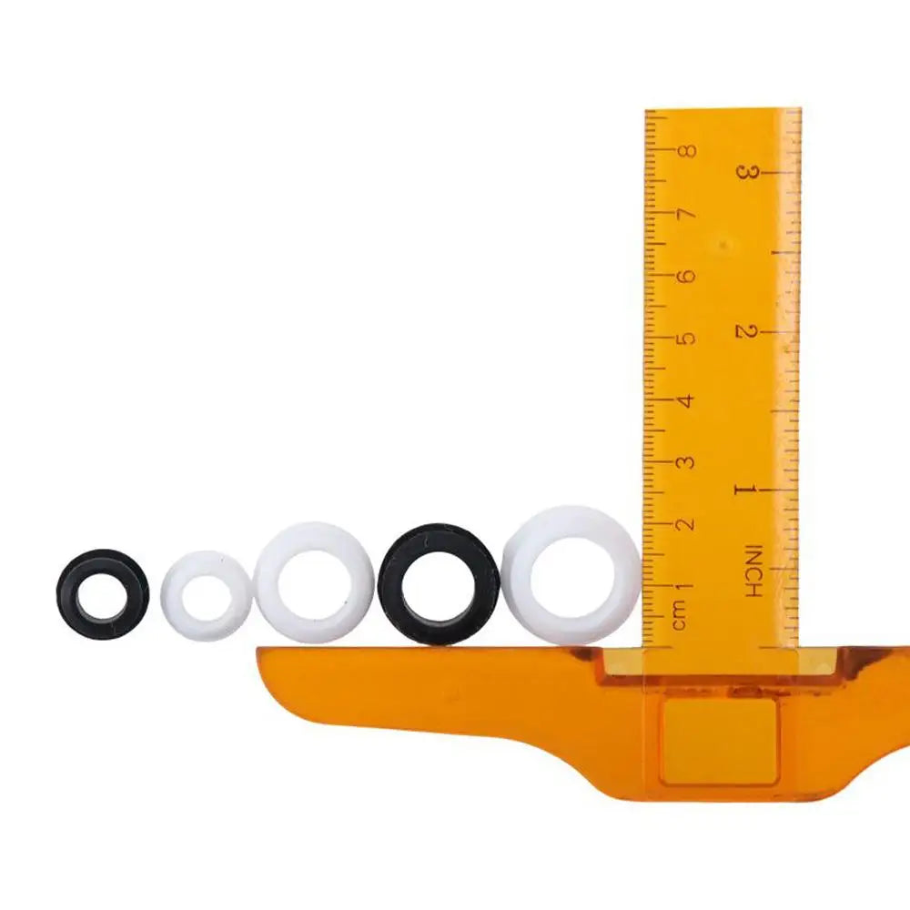 4Pcs Round Rubber Grommets Black White Silicone Rubber Rubber Plug Hole Grommet Cable Wire Hole Plug Electrical Box Cable Pipe Peaceful Pleasures Health and Wellness