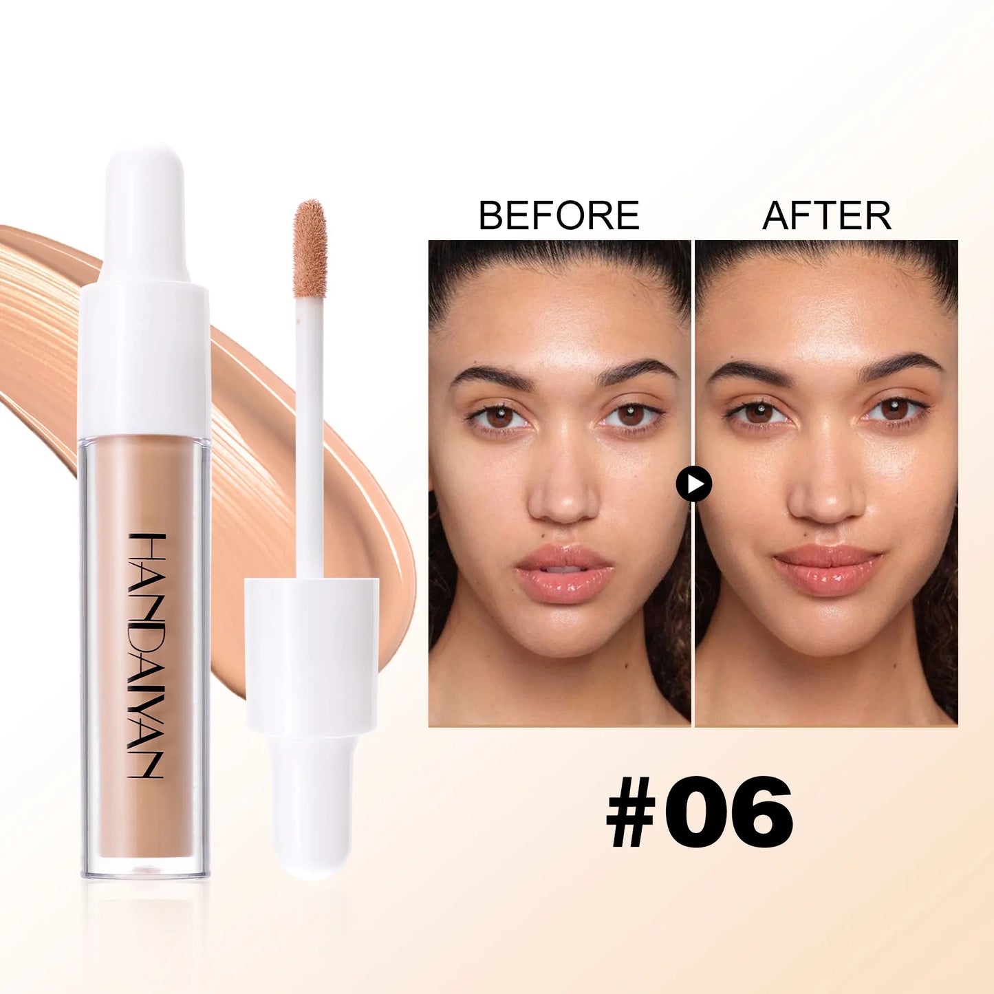 HANDAIYAN 8-Shade Liquid Concealer – Full Coverage & Waterproof