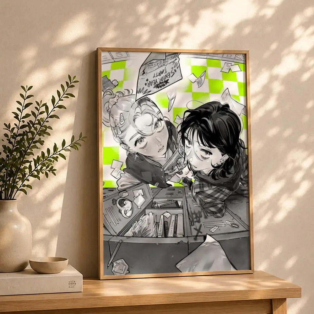 Koga Mitsuki Artist Poster | HD Self-Adhesive Waterproof Wall Art Wall Art Poster Peaceful Pleasures Health and Wellness