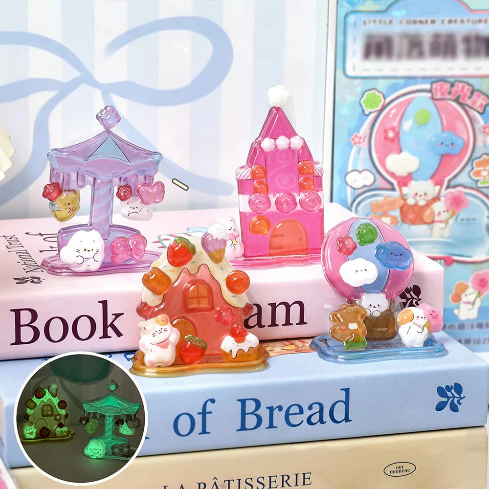 Cartoon Luminous Stickers 3D Relief Layered Music Cute Student