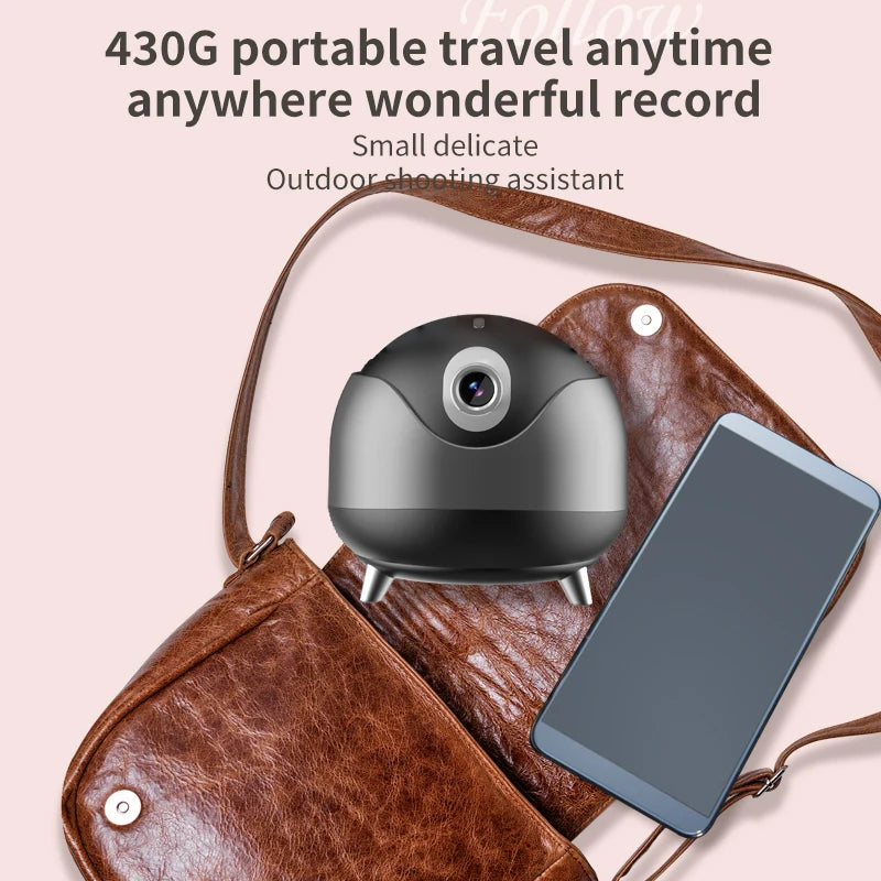 Auto Face Tracking Tripod 360° Rotation | TikTok & Vlog Peaceful Pleasures Health and Wellness