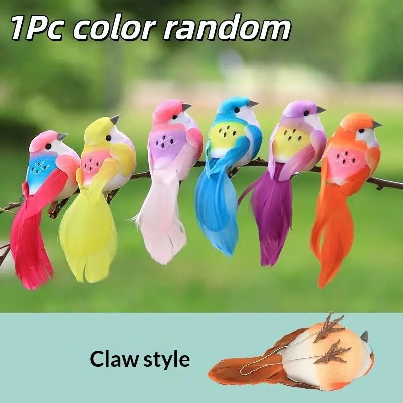 3D Artificial Foam Feather Birds – Party & Wedding Decor