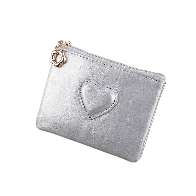 Heart Shaped Coin Purse – Zipper Pouch & Card Holder Gift