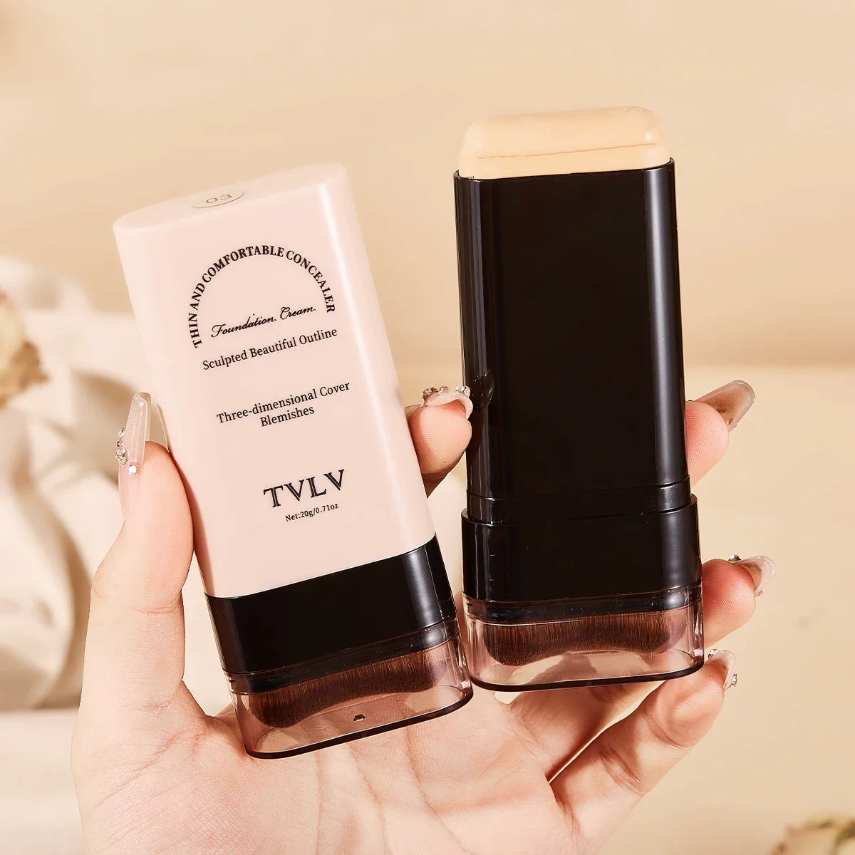 Lightweight Full-Coverage Cream Concealer – All Skin Types