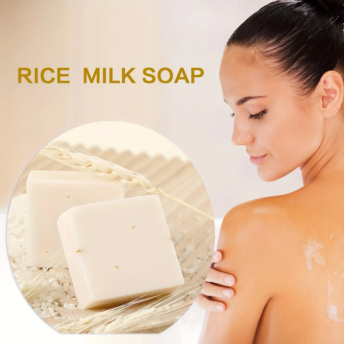 Milk & Rice Essential Oil Handmade Soap – Deep Cleanse 60g