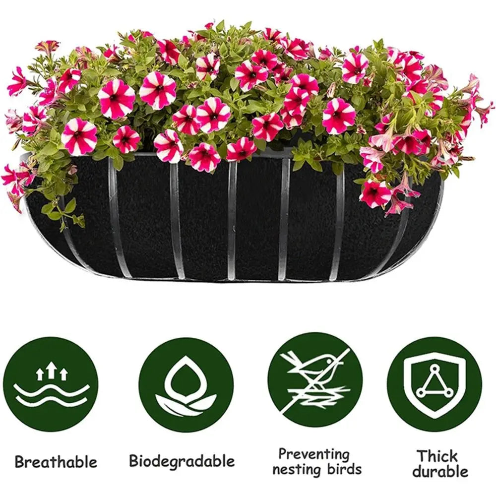 3-Pack Felt Planter Liners | Non-Woven Drainage 24–36 Inch