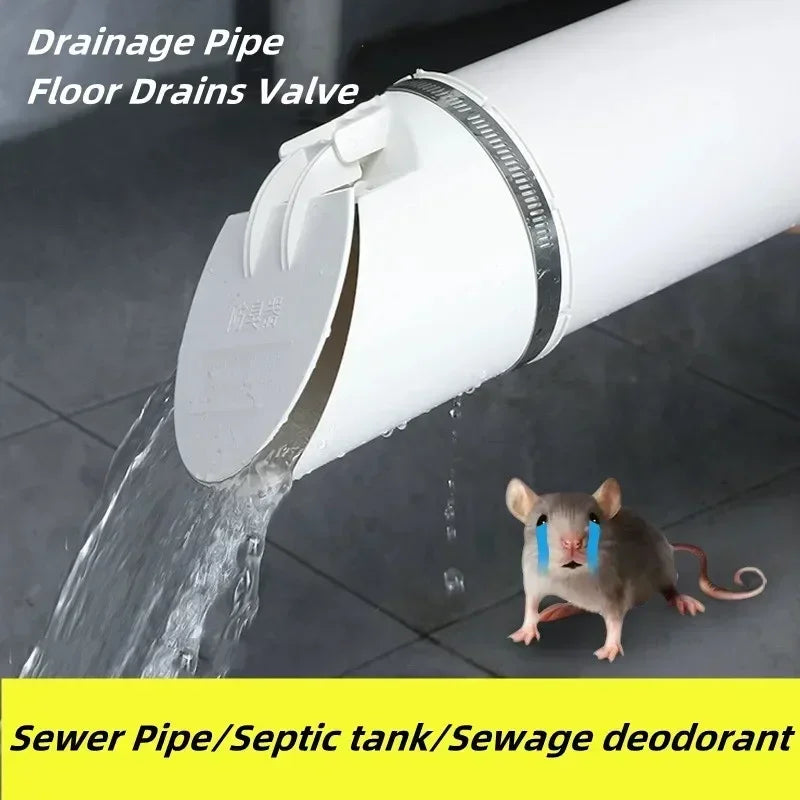 50–160mm Anti-Odor Drain Pipe Floor Drain Cap & Plug Cover