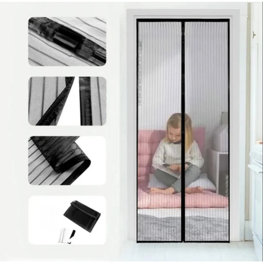 Mosquito Net Mosquito Net for Window Curtain Flipper Zero Magnetic Door Net Insect Screen Ecoflow Curtains Cover Home Garden Peaceful Pleasures Health and Wellness
