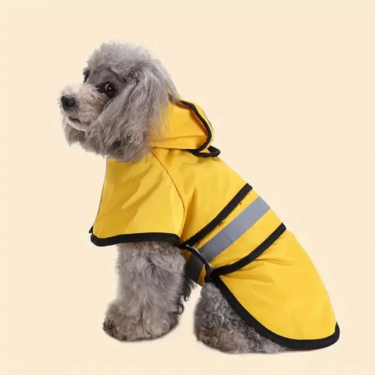Keep Your Pet Dry And Comfortable - Adjustable Waterproof & Windproof Dog Raincoat! Peaceful Pleasures Health and Wellness YELLOW XL