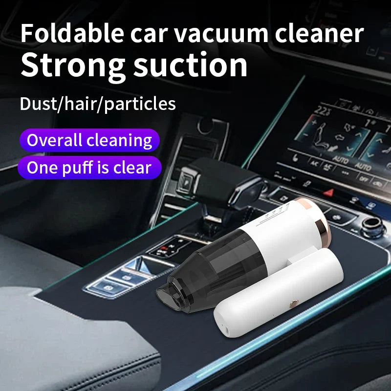 Mini Wireless Handheld Car Vacuum Cleaner & Blower – High Suction