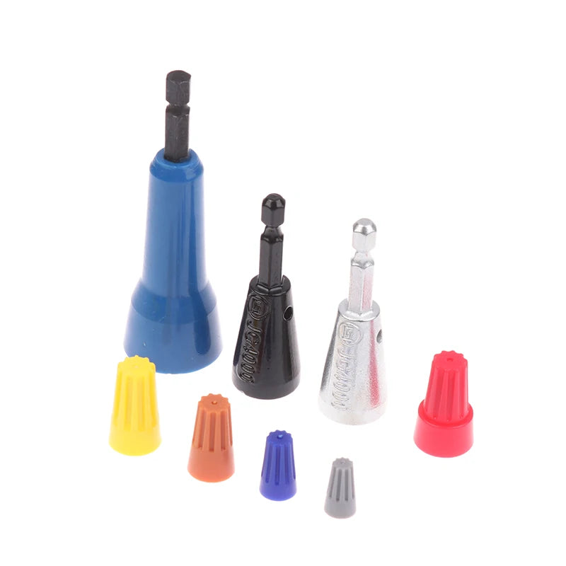 New Wire Twisting Tools Quickly Twister Electrician Artifact for Power Drill Drivers Twisted Connector Cable Device Multi-tool Peaceful Pleasures Health and Wellness 8Pcs