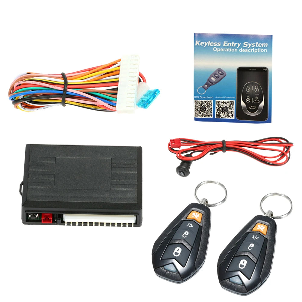 Universal Car Central Locking Kit | Keyless Entry Remote