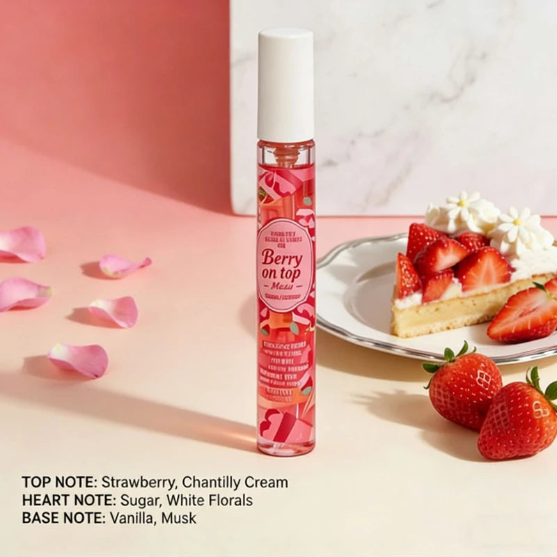 Gourmand Fragrance Spray Set 5-piece Vanilla Scent Perfume Kit Long-lasting Fresh Light Scents Portable Dating Eau De Toilette Peaceful Pleasures Health and Wellness