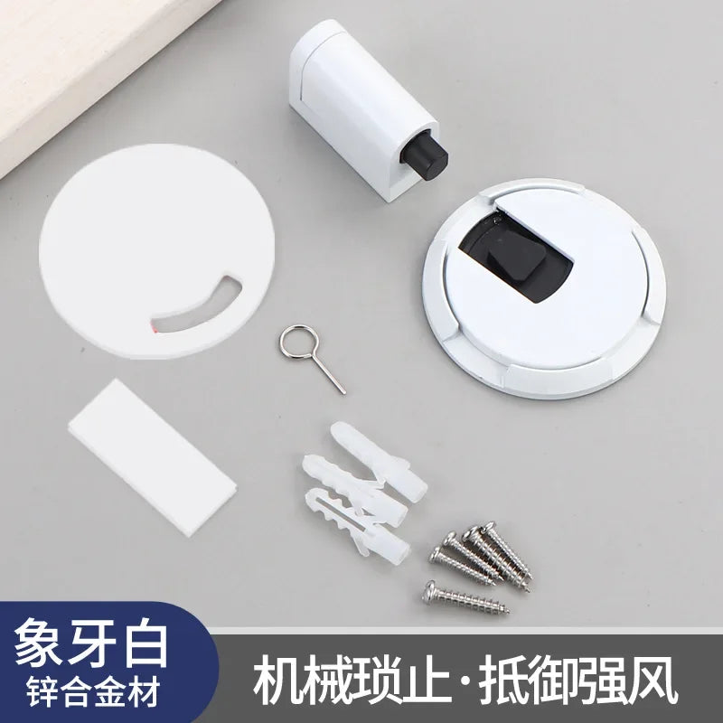 Magnetic Door Stopper – Heavy Duty, Adjustable, No-Drill