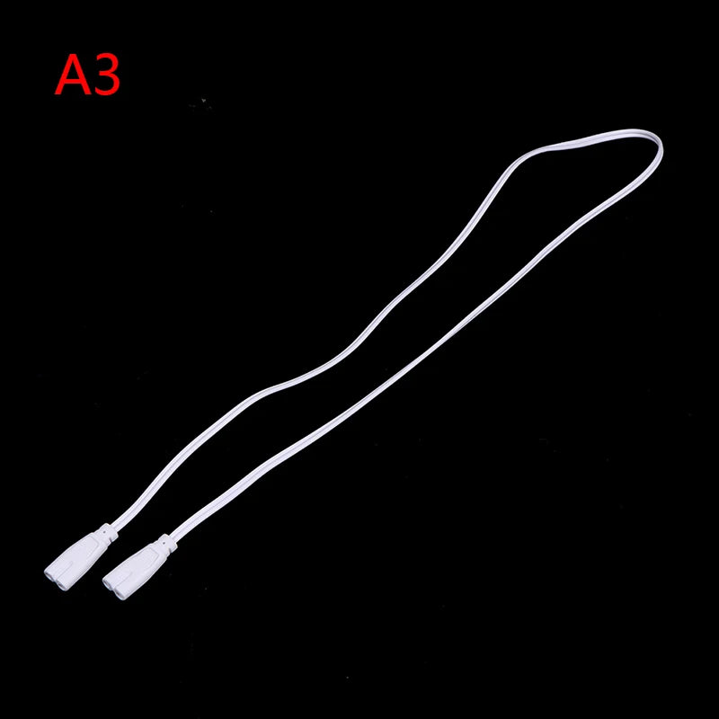 1pc T4 T5 T8 Light Contor LED Tube Lamp Conted Cord Flexiable Conting Cable Peaceful Pleasures Health and Wellness 80cm