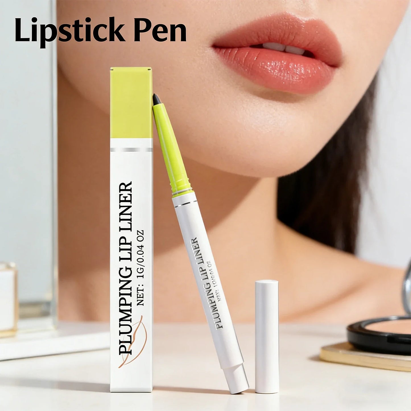 Waterproof Matte Lip Liner Pen – Nude Contour & Long-Lasting