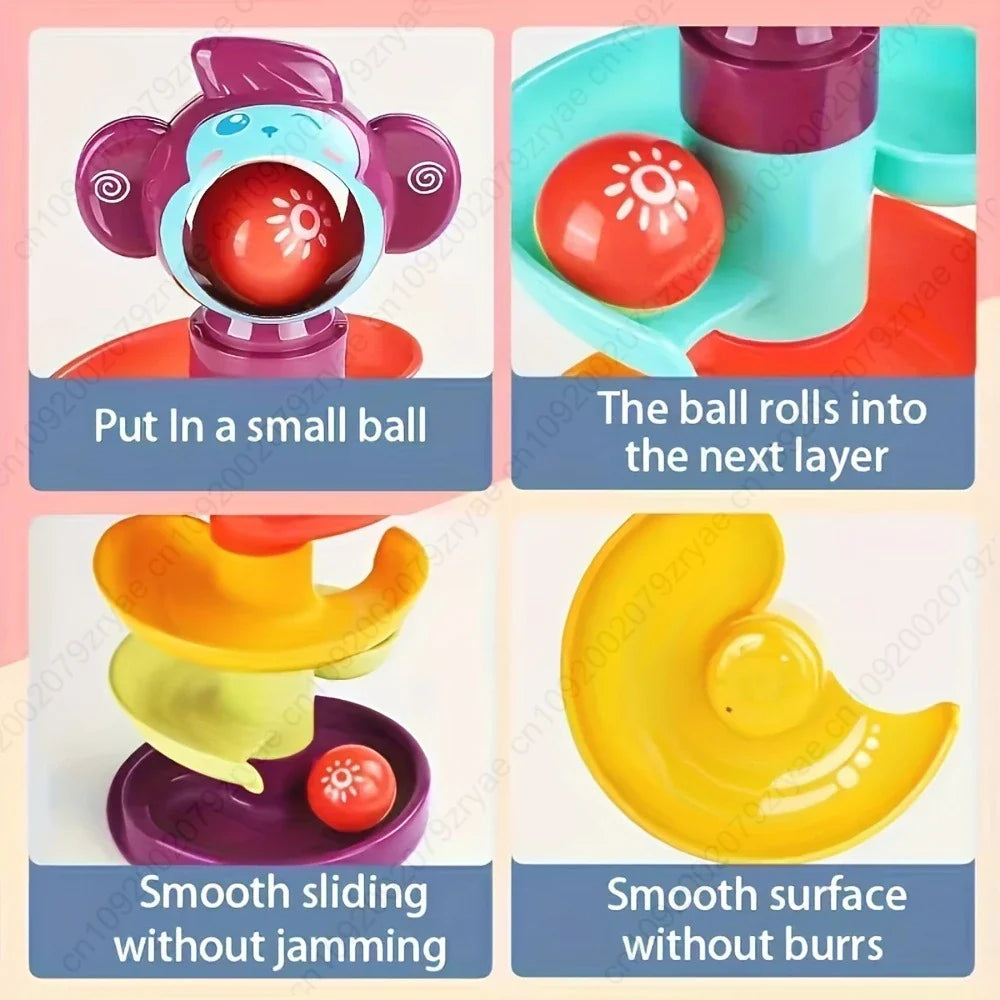 Dutora Ball Track Tower | Rolling Spinning Ball Toy Ages 3–6