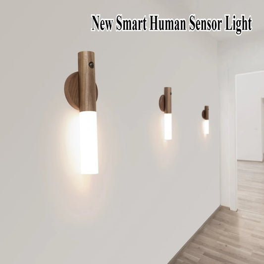 Rechargeable LED Motion Sensor Night Light | Wall Mount Indoor Motion Sensor Night Light Peaceful Pleasures Health and Wellness