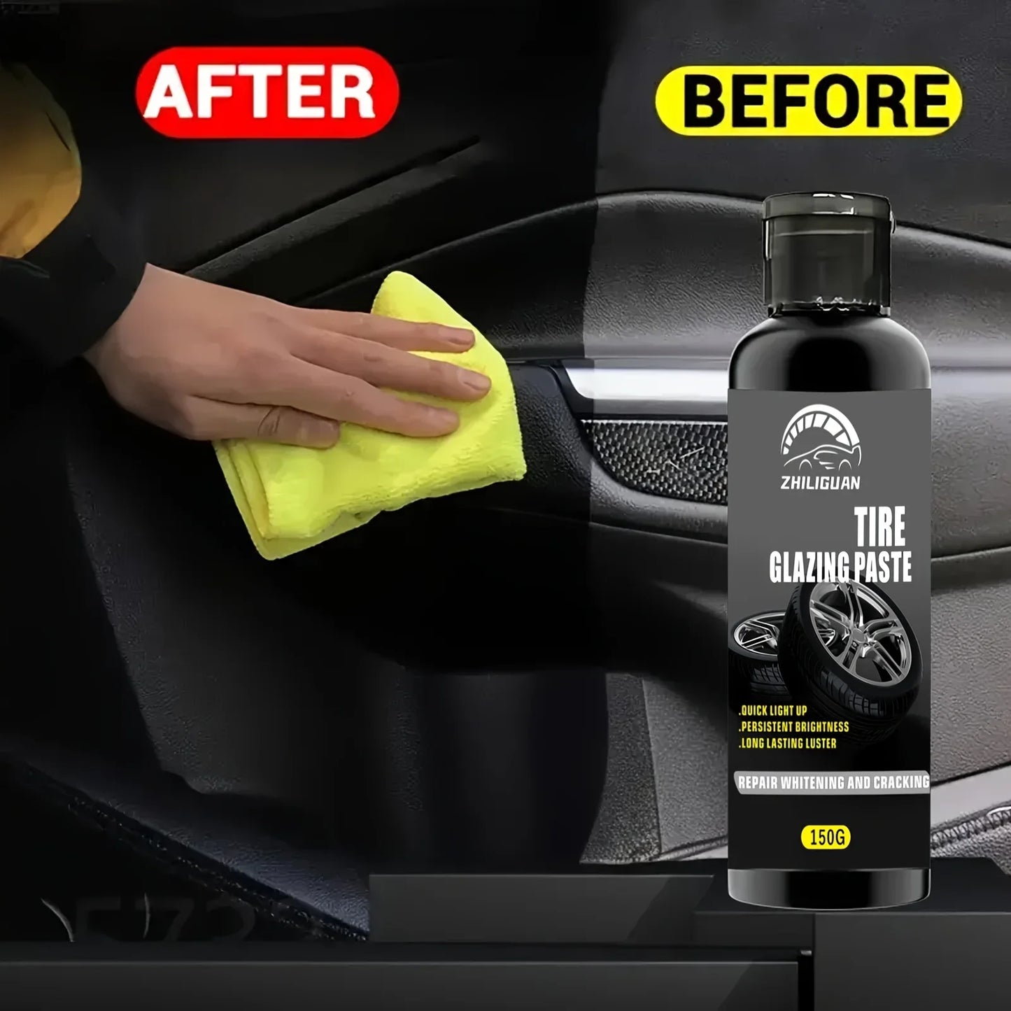Car Plastic Renovation Cream – Anti-Scratch & Stain Repair Paste