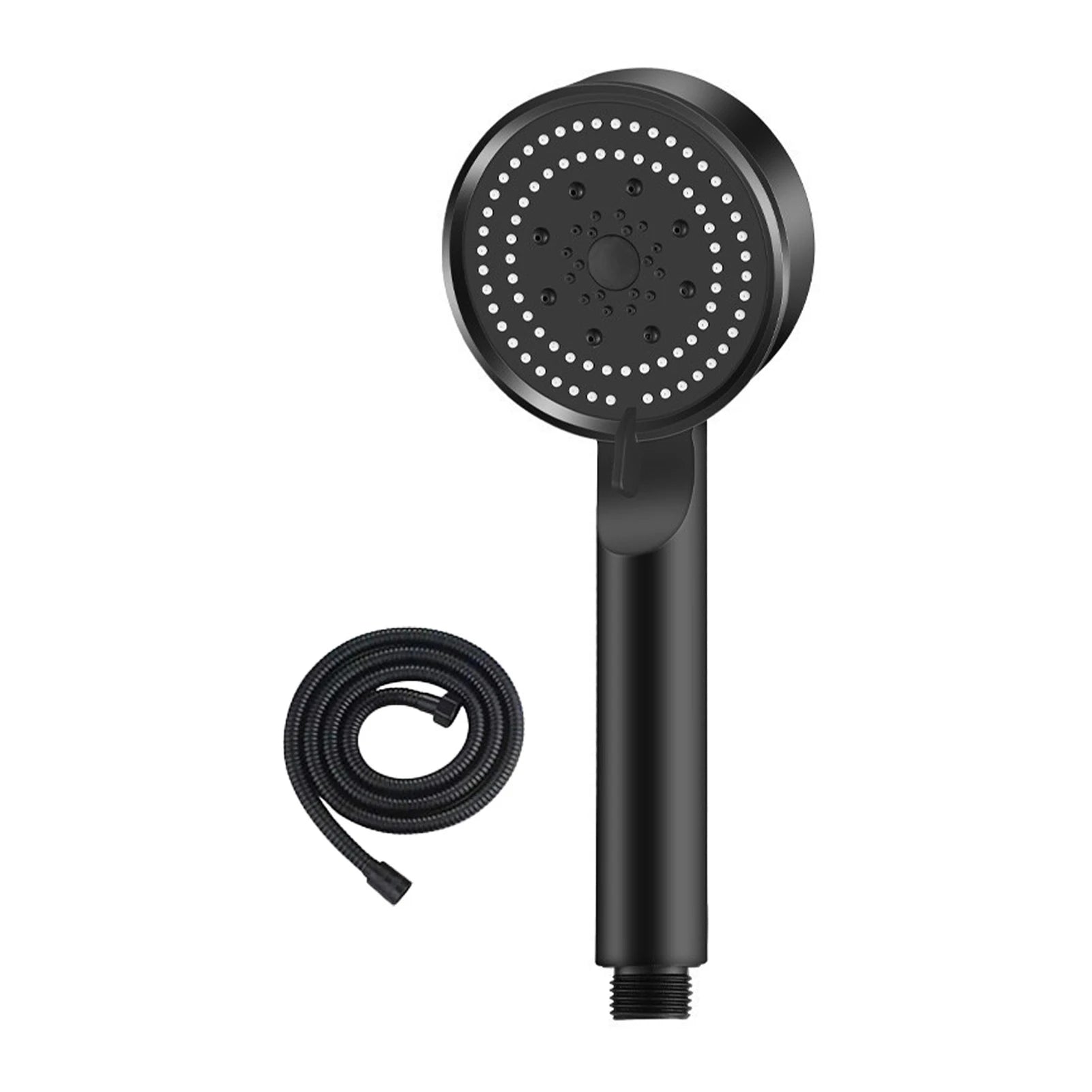 Bathroom Hand Held Shower Head Water Saving Pressure Shower Device for Cleaning Tile Corner Toilet Peaceful Pleasures Health and Wellness 2