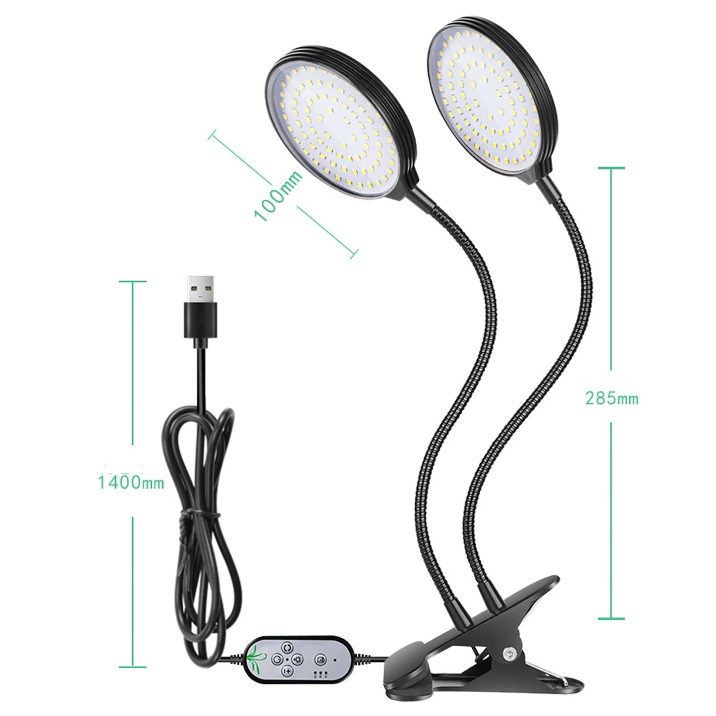 30W LED Plant Grow Light Full Spectrum Growth Indoor Greenhouse Lamp