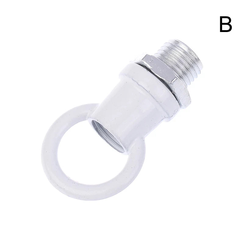 Retro Zinc Alloy Light Hook 10MM Thread M10 Antique Vintage Metal Ceiling Rose Light Base Chandelier Hook Light Adapter Fitting Peaceful Pleasures Health and Wellness B