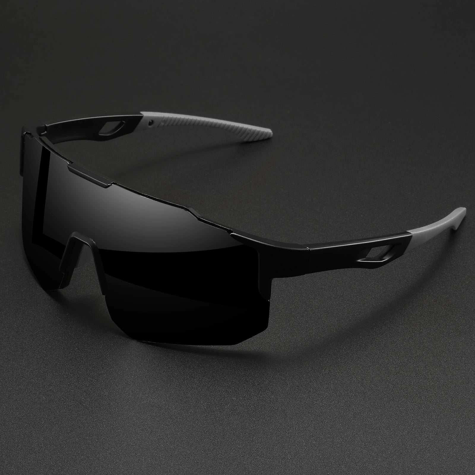 Unisex Oversized Sports Sunglasses UV400 Wraparound Colorful Comfort Fit for Cycling Hiking Outdoor Activities Peaceful Pleasures Health and Wellness