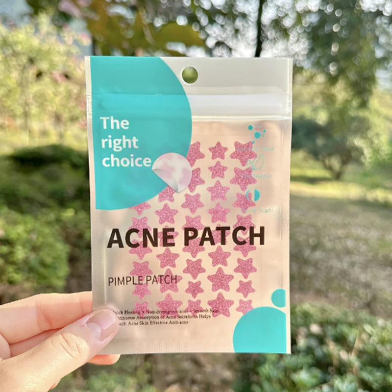 40-Pack Hydrocolloid Acne Patches – Invisible Overnight Blemish Dots