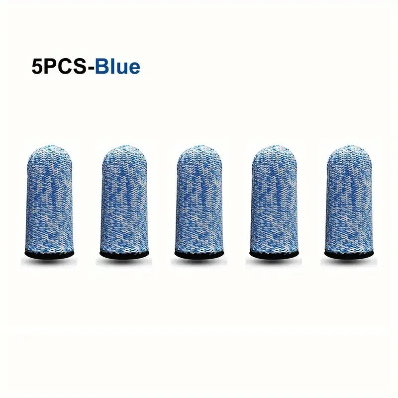 5/10pcs Protective Finger Sleeves, Multi-Functional Design For Ultimate Safety And Comfort Peaceful Pleasures Health and Wellness Black 5 Pcs