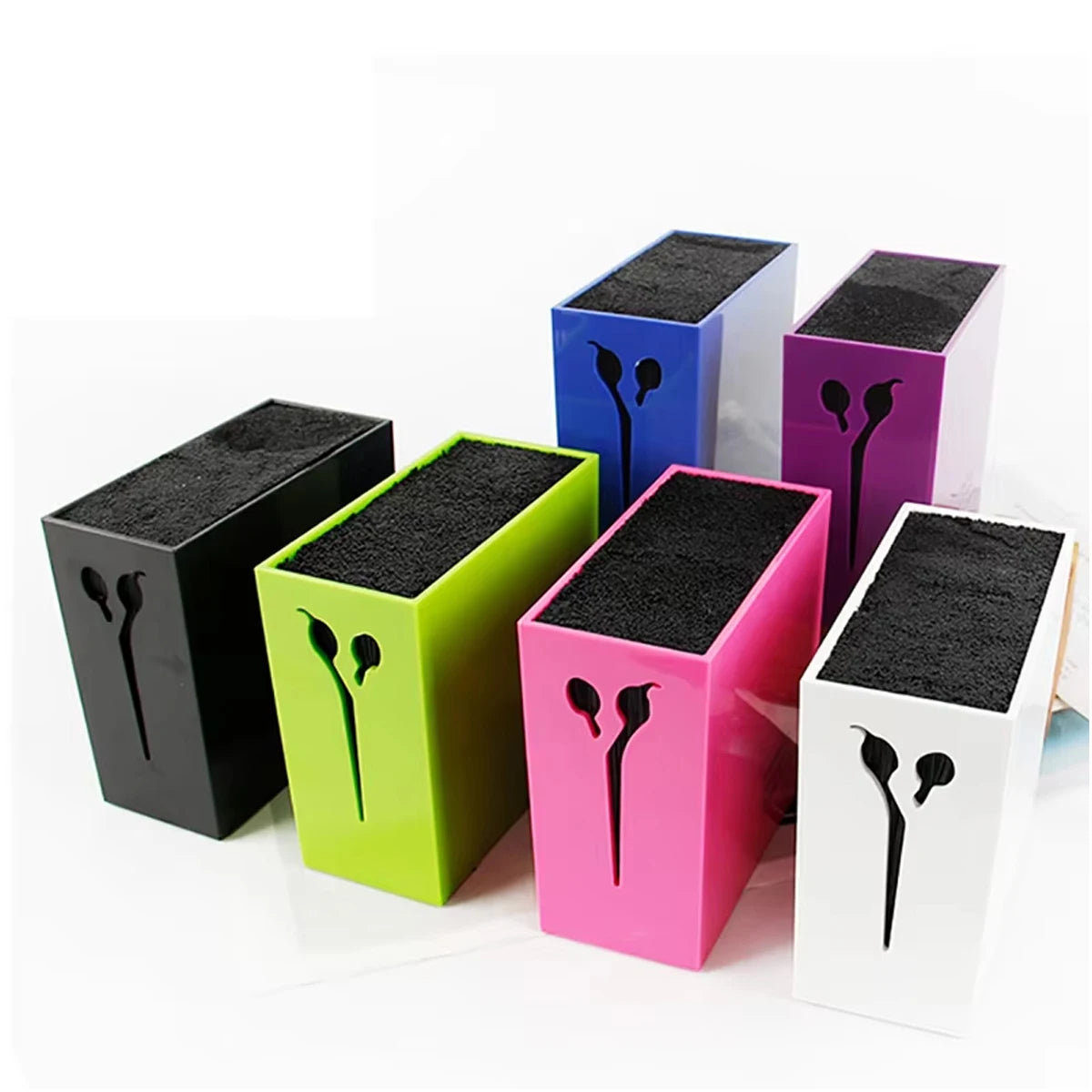 Barber Scissors Holder Storage Box Barber Hairpin Combs Holder Large Capacity Storage Case Barbershop Desktop Organizer Supplies Peaceful Pleasures Health and Wellness
