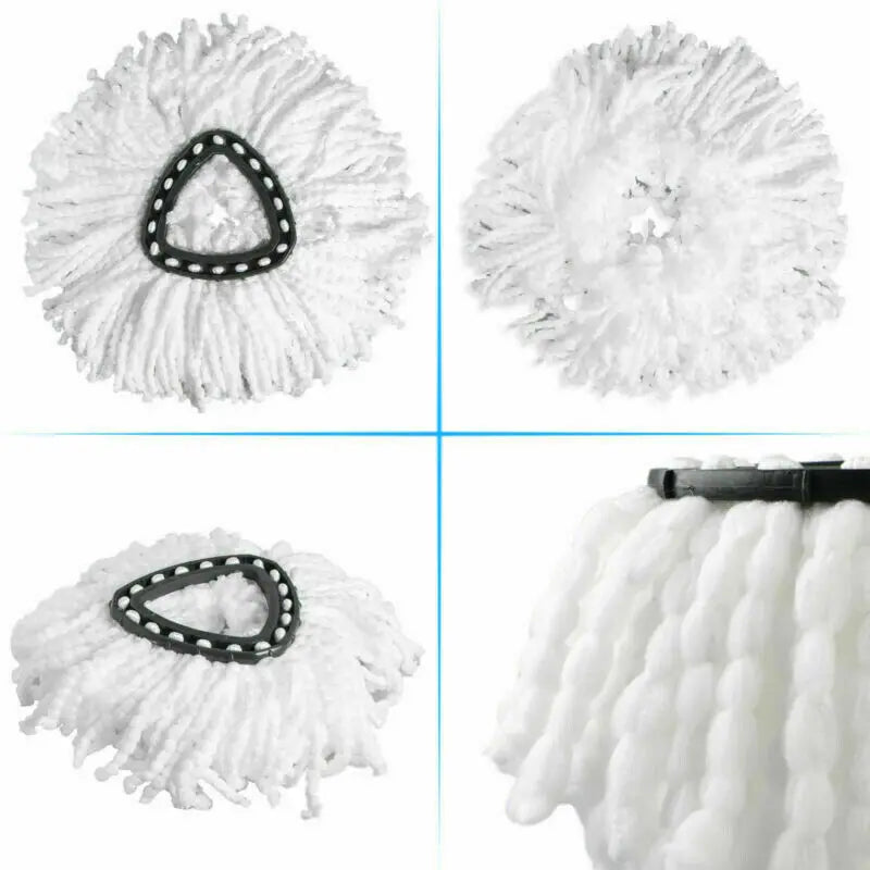 Easy Wring and Clean Floor Mop Turbo Microfibre 2in1 Replacement Refill Mop Head Accessory Home Cleaning Tools Peaceful Pleasures Health and Wellness