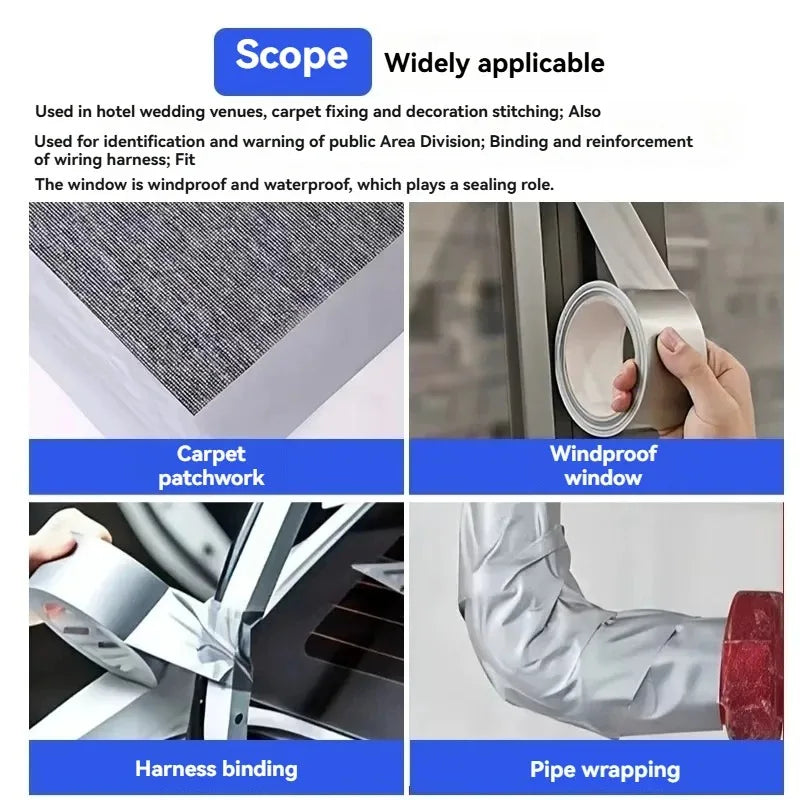 Heavy-Duty Waterproof Fabric & Carpet Binding Adhesive Tape