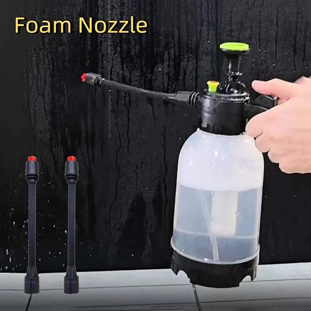 2-Pack Flexible Foam Spray Nozzle 20cm | Car Wash Bottle Nozzle