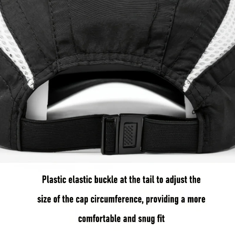 Quick-Dry Patchwork Baseball Cap | Breathable Mesh UV Sun Hat