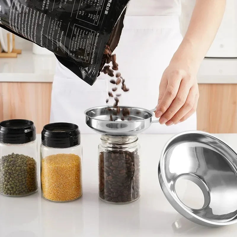 Stainless Steel Wide Mouth Canning Funnel – Jam & Jar Peaceful Pleasures Health and Wellness