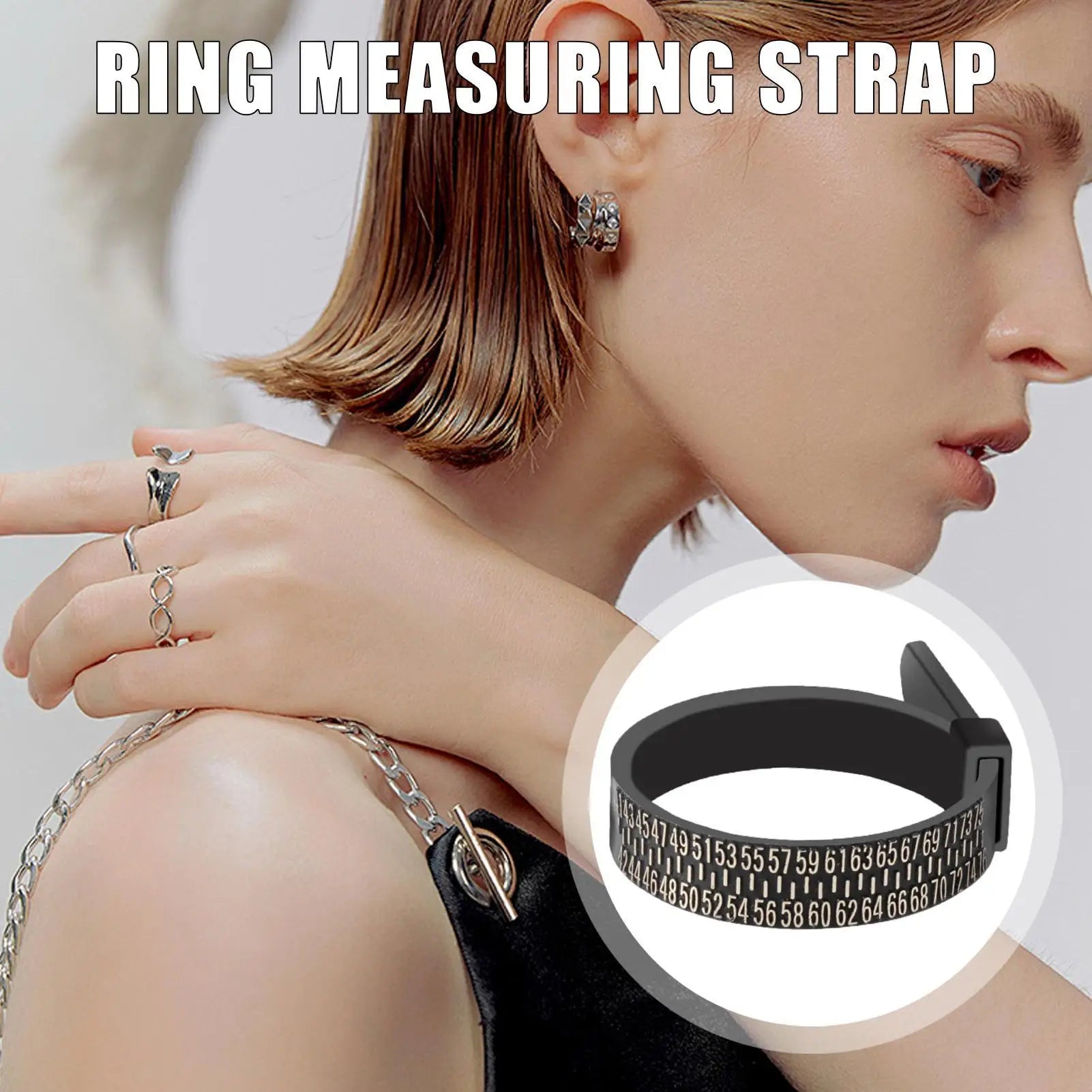 Ring Sizer Belt – UK US EU HK JP Finger Size Gauge Tool Jewelry Sizing Tool Peaceful Pleasures Health and Wellness