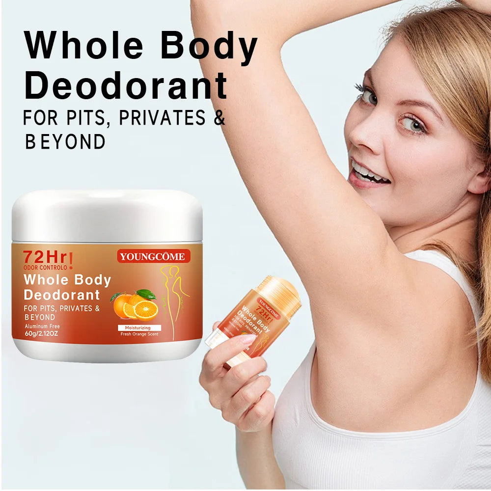 YOUNGCOME 72H Whole Body Deodorant Stick | Underarm Odor Control Deodorant Stick Peaceful Pleasures Health and Wellness