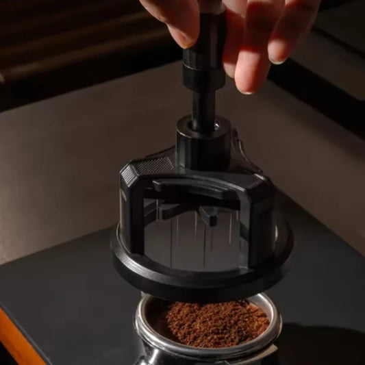 51/53/58mm Rotary Needle Powder Distributor Magnetic Coffee Tamper Needle Coffee Powder Disperser Anti-slip Loose Powder Needle Peaceful Pleasures Health and Wellness