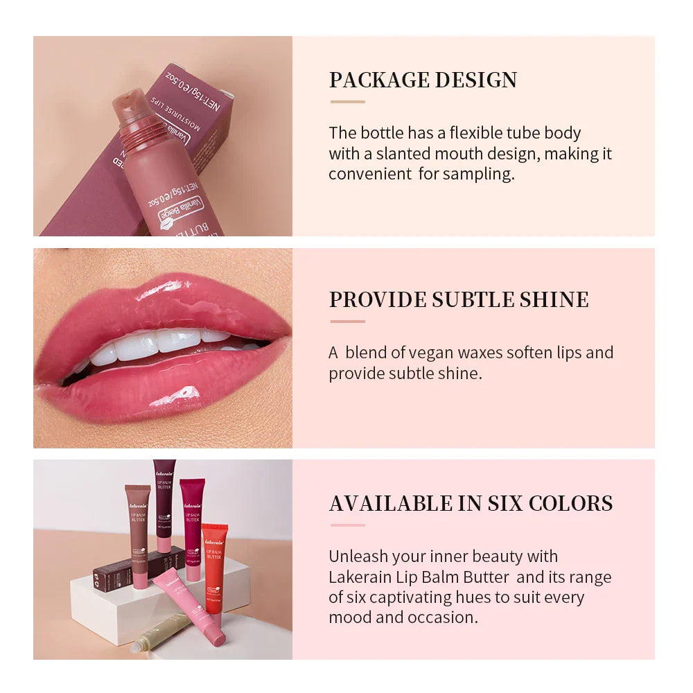 ibcccndc Tinted Lip Balm Gloss & Oil – 6 Shades, 15g