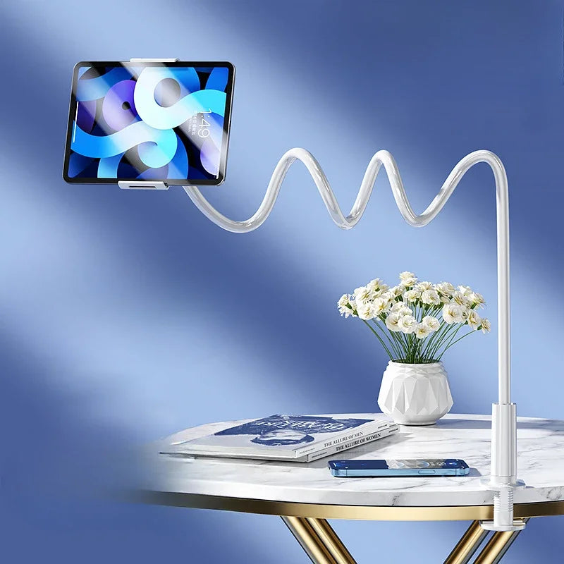 70cm Foldable Phone & Tablet Clip Stand – Bedside & Headrest