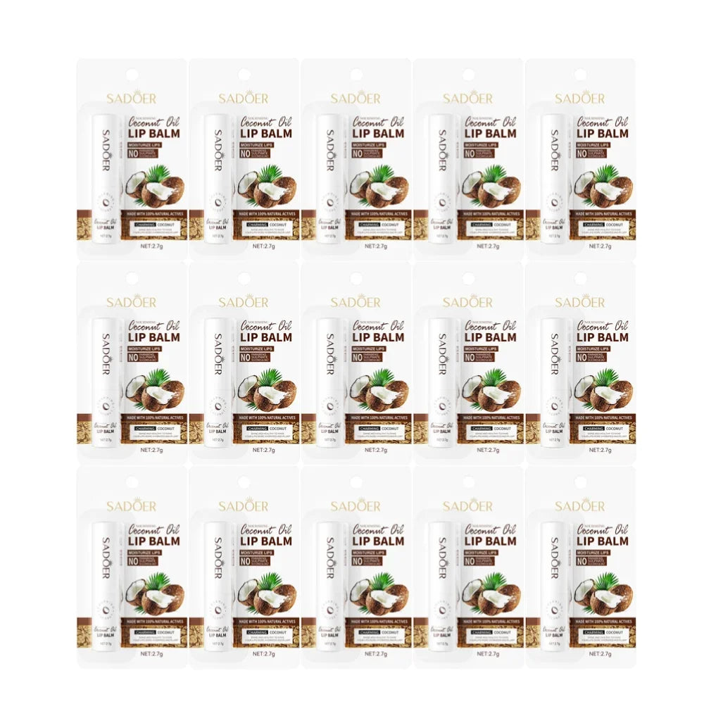 SADOER Coconut Lip Balm 2.7g – Moisturizing Daily Lip Care