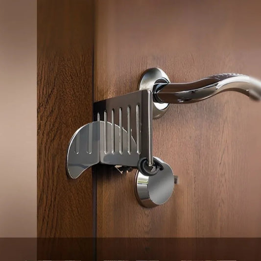 Portable Door Security Jammer | Travel Anti-Theft Door Stopper