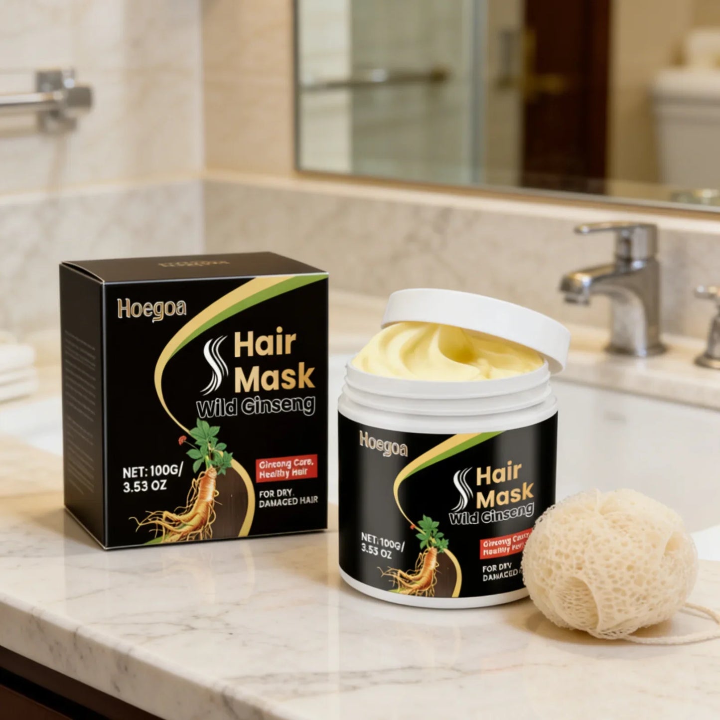 Hoegoa Wild Ginseng Deep Conditioning Hair Repair Mask 100g