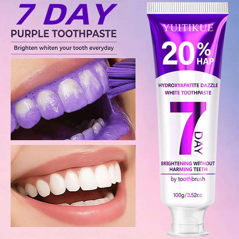 Hydroxyapatite Purple Toothpaste – Deep Clean & Mint Fresh Toothpaste Peaceful Pleasures Health and Wellness