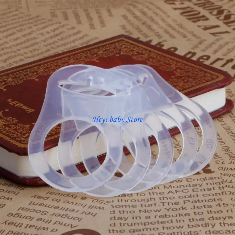 Silicone MAM Pacifier Holder Clip Ring Adapter – 12 Pack