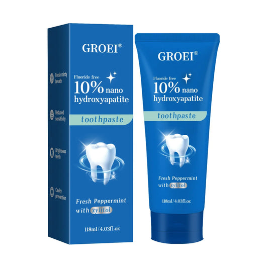 GROEI Hydroxyapatite Toothpaste | Whitening & Cavity Defense Whitening Toothpaste Oasis Select 118g