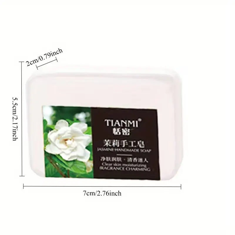 Jasmine Handmade Soap 2-Pack – Moisturizing Cleansing Bar