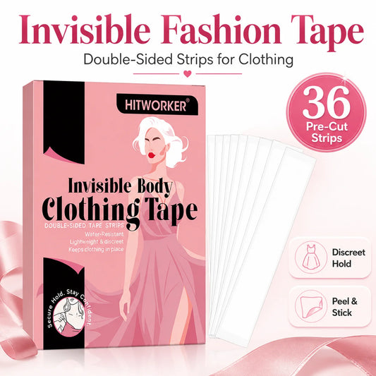 Invisible Body Tape | Anti-Slip Chest Patch & Neckline Fix Fashion Body Tape Peaceful Pleasures Health and Wellness