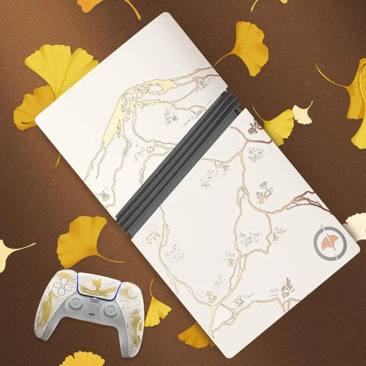 New Faceplates for PS5 Slim Disc Edition For PS5 Pro Console Protective Cover Hard Plastic Replacement Shell Yotei Accessories Peaceful Pleasures Health and Wellness
