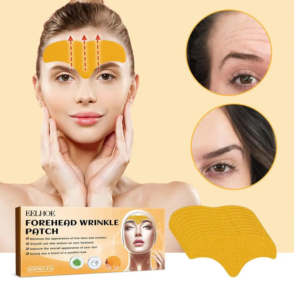 Anti-Wrinkle Forehead Patch,Collagen Gel Stickers to Tighten & Smooth Fine Lines, Firming Skin Care for Women Skin Care Peaceful Pleasures Health and Wellness